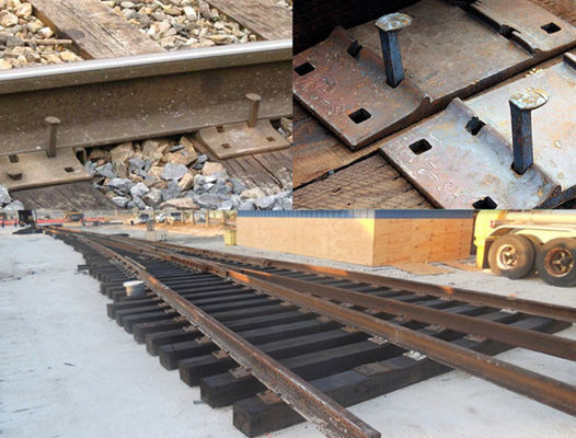 Αγορά JIS 50KG JIS 50N Steel Track Rail U71Mn Υλικό 10-25m online manufacture