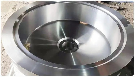 Διάμετρος 550mm ρόδες τραίνων σφυρηλάτησης για το κινητήριο λεωφορείο βαγονιών εμπορευμάτων